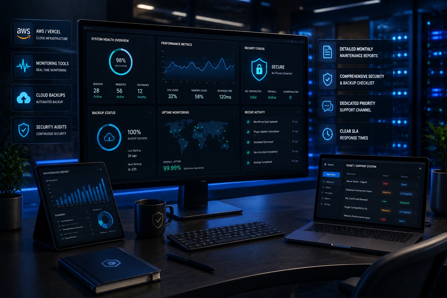 Software Maintenance & Support — solution visual